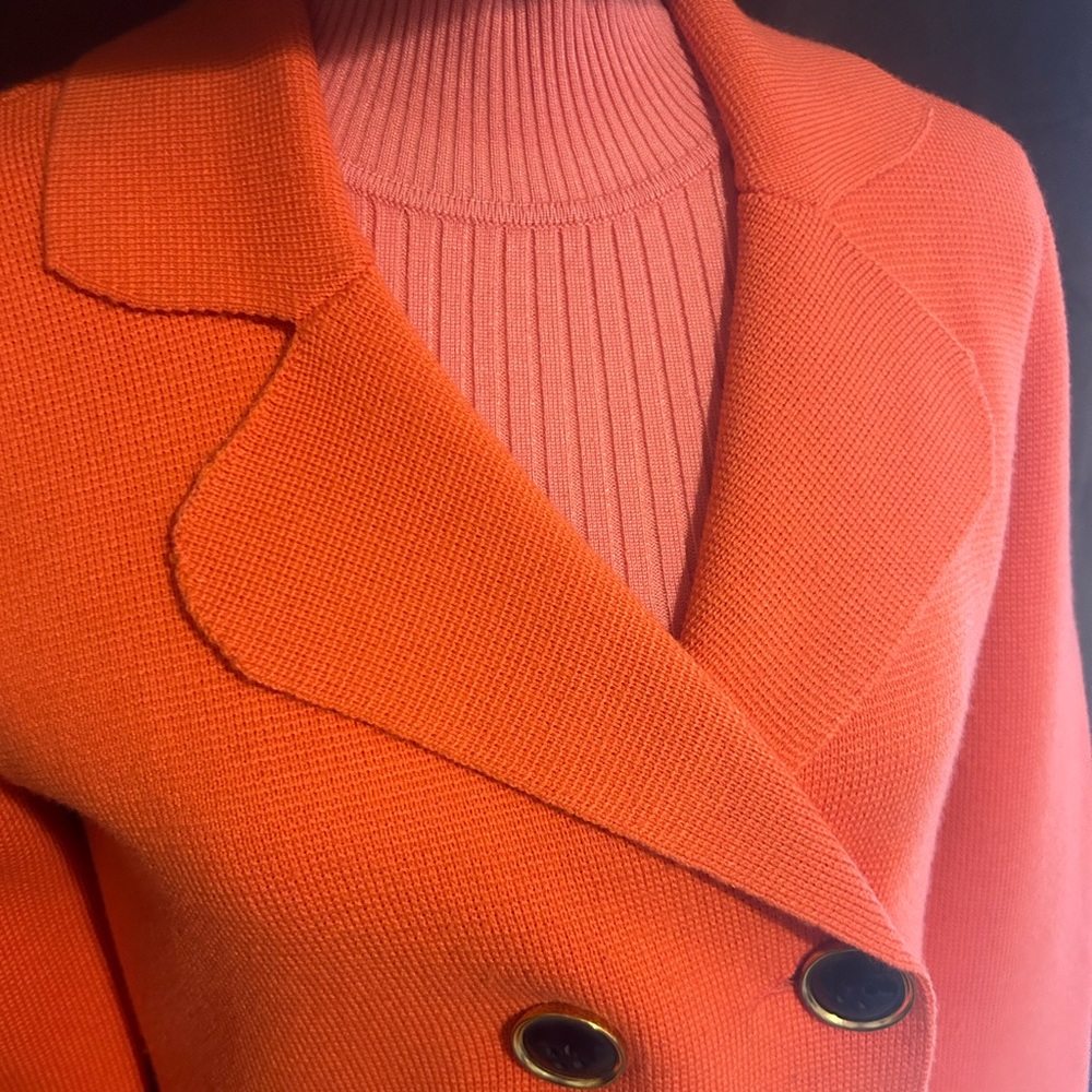 Trina Turk Orange Blazer - Picture 7 of 11